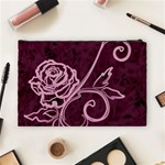 Rose Cosmetic Bag (Large) Back