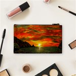 Alyssa s Sunset by Ave Hurley ArtRevu - Cosmetic Bag (Small) Back