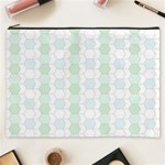 Allover Graphic Soft Aqua Cosmetic Bag (XXXL) Front