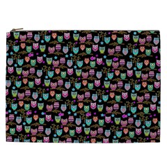 Happy Owls Cosmetic Bag (xxl)