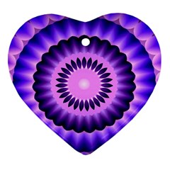Mandala Heart Ornament