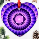 Mandala Heart Ornament Front