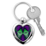 Abstract Key Chain (Heart) Front
