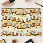Autumn Owls Cosmetic Bag (XXL) Back