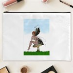 Fairy Sitting On A Mushroom Cosmetic Bag (XXXL) Front