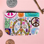 Peace Collage Coin Change Purse Front