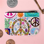 Peace Collage Coin Change Purse Back