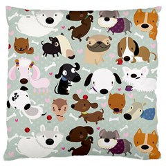 Dog Pattern Large Cushion Case (two Sided)  by Contest1771913