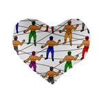 Lucha Libre 16  Premium Heart Shape Cushion  Front