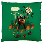dino wars. Large Cushion Case (Two Sided)  Front