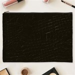 Dark Brown Cosmetic Bag (XXXL) Front