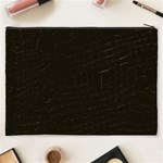 Dark Brown Cosmetic Bag (XXXL) Back