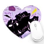 Life With Fibromyalgia Mouse Pad (Heart) Front
