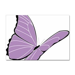 Purple Awareness Butterfly 2 A4 Sticker 10 Pack by FunWithFibro