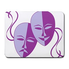 Comedy & Tragedy Of Chronic Pain Small Mouse Pad (rectangle) by FunWithFibro