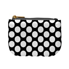 Black And White Polkadot Coin Change Purse