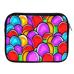 Colored Easter Eggs Apple Ipad Zippered Sleeve by StuffOrSomething
