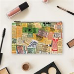 Retro Concert Tickets Cosmetic Bag (Medium) Front