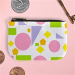 Spring Geometrics Coin Change Purse Front