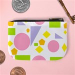 Spring Geometrics Coin Change Purse Back