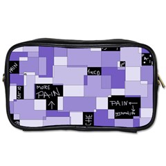 Purple Pain Modular Travel Toiletry Bag (one Side) by FunWithFibro