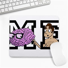 Poke Brain Me 2 Large Mouse Pad (rectangle)