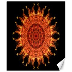 Flaming Sun Canvas 20  X 24  (unframed) by Zandiepants