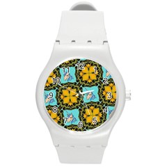 Orange Unicorn Plastic Sport Watch (medium)