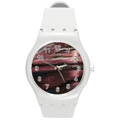 Pier At Midnight Plastic Sport Watch (medium)