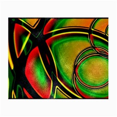 Multicolored Modern Abstract Design Glasses Cloth (small)