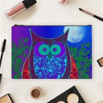 Moon Owl Cosmetic Bag (Large) Front