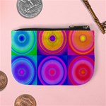 Retro Circles Coin Change Purse Back
