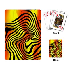 Colored Zebra Playing Cards Single Design