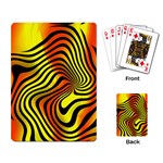 Colored Zebra Playing Cards Single Design Back