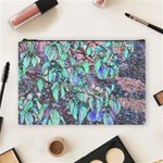 Colored Pencil Tree Leaves Drawing Cosmetic Bag (Large) Front