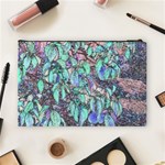Colored Pencil Tree Leaves Drawing Cosmetic Bag (Large) Back
