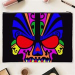 Skull In Colour Cosmetic Bag (XXXL) Back