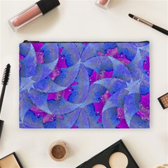Abstract Deco Digital Art Pattern Cosmetic Bag (large)