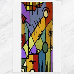 Multicolored Tribal Pattern Print Canvas 24  X 36  (unframed)