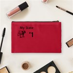 State Champ  Cosmetic Bag (Medium) Back