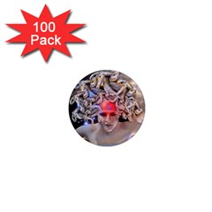 Medusa 1  Mini Button Magnet (100 Pack) by icarusismartdesigns