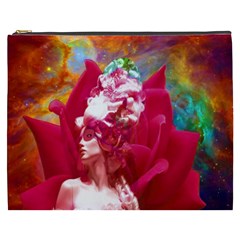 Star Flower Cosmetic Bag (xxxl) by icarusismartdesigns