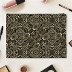 Steam Punk Pattern Print Cosmetic Bag (XL) Back