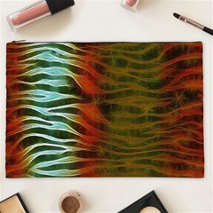 Earthy Zebra Cosmetic Bag (xxl)