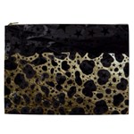 Cheetah Stars Gold  Cosmetic Bag (XXL) Front