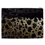 Cheetah Stars Gold  Cosmetic Bag (XXL) Back