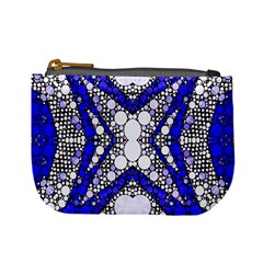 Flashy Bling Blue Silver  Coin Change Purse