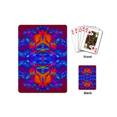 Abstract Reflections Playing Cards (mini) by icarusismartdesigns