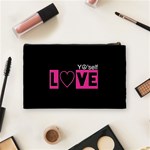 Love Yo self  Cosmetic Bag (Medium) Back