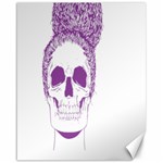 Purple Skull Bun Up Canvas 16  x 20  (Unframed) 15.75 x19.29  Canvas - 1